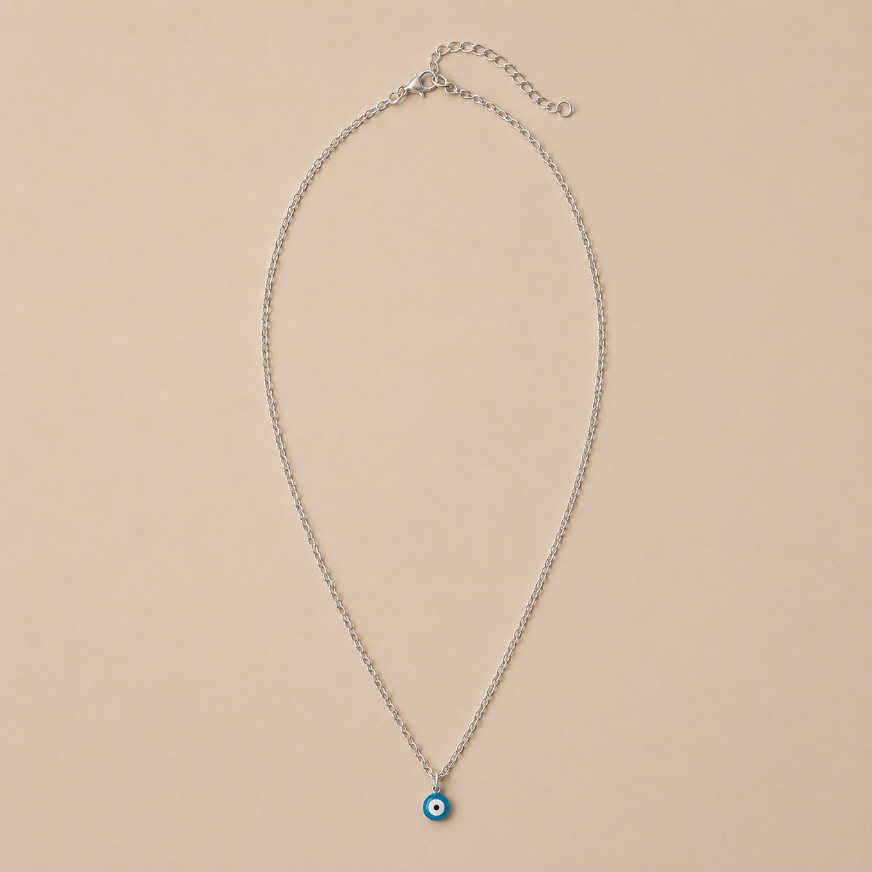 Turquoise Evil Eye Charm Necklace
