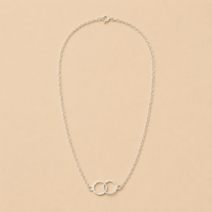 Silver Handcuffs Necklace