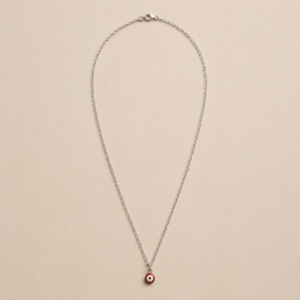 Red Evil Eye Charm Necklace