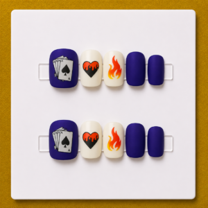High Stakes – Short Square Unique Press-On Nails
